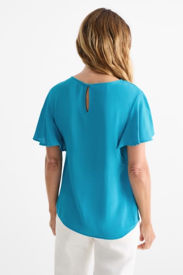 Damen - Bluse - türkis