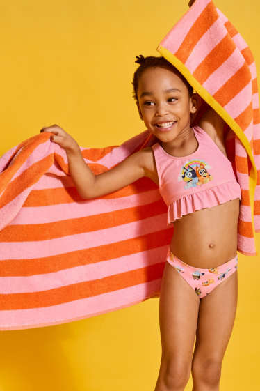 Kinderen: meisjes - Bluey - bikini - LYCRA® XTRA LIFE™ - 2-delig - roze
