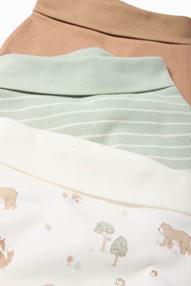 Unisex - Pyjamabroek - blauw / beige