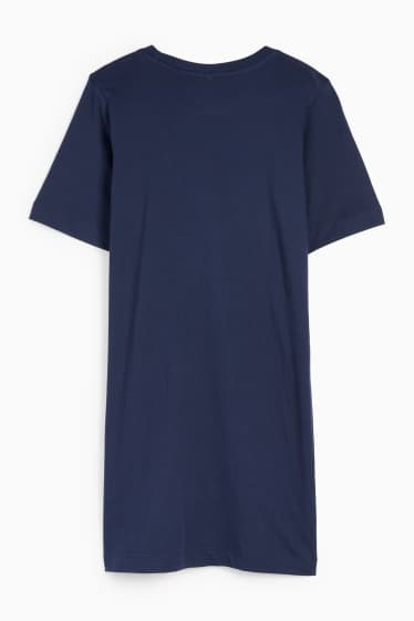 Dames - Nachthemd - Snoopy - donkerblauw