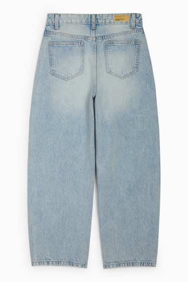 Kinder Mädchen - Balloon Jeans - helljeansblau