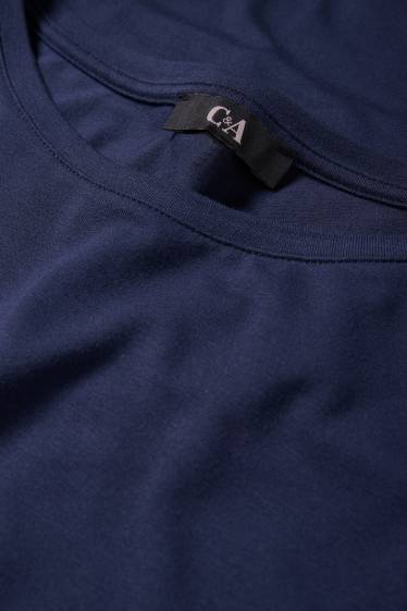Damen - T-Shirt - Regular Fit - dunkelblau
