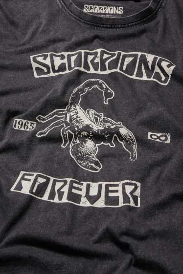 Bărbați - Tricou - regular fit - Scorpions - gri închis
