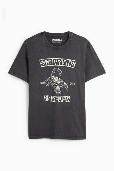 Bărbați - Tricou - regular fit - Scorpions - gri închis