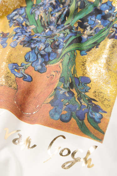 Dámské - Tričko - regular fit - Vincent van Gogh - bílá