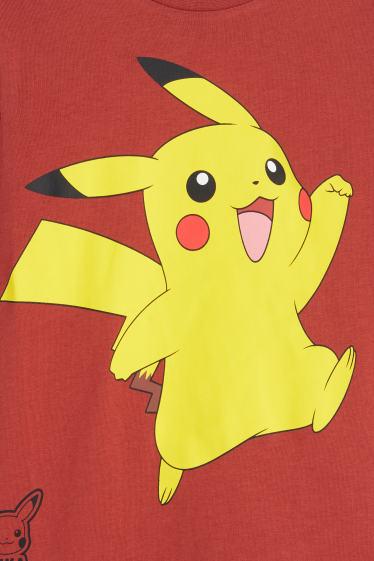 Kinderen: jongens - Set van 3 - Pokémon - longsleeve - donkerblauw