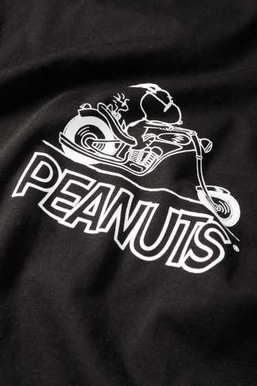 Herren - T-Shirt - Oversized - Peanuts - schwarz