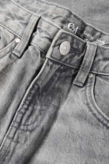 Kinder Mädchen - Balloon Jeans - helljeansgrau