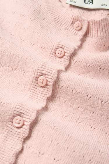 Kinder Mädchen - Strickjacke - rosa