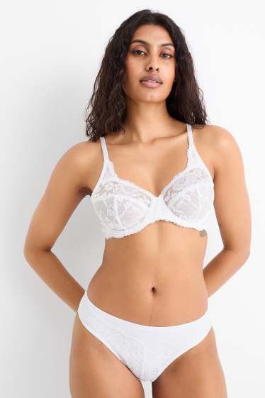 Women - Underwire bra - white