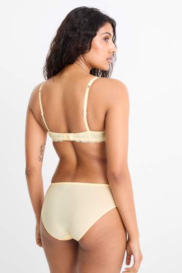 Dames - Slip - lichtgeel