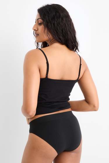 Damen - Multipack 3er - Slip - seamless - violett