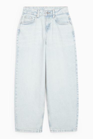 Kinderen: meisjes - Balloon jeans - jeanslichtblauw