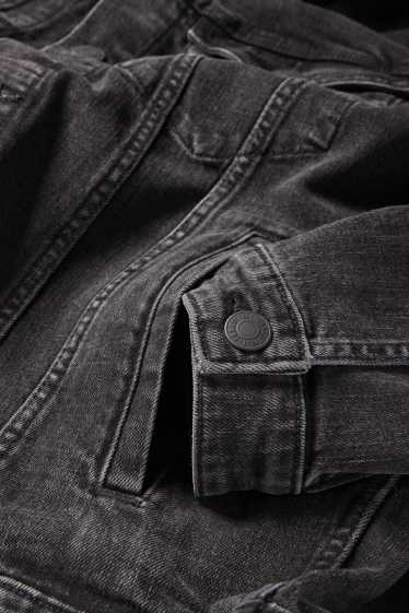 Herren - Jeansjacke - dunkeljeansgrau