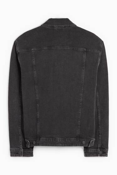Herren - Jeansjacke - dunkeljeansgrau