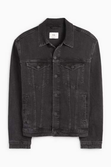 Herren - Jeansjacke - dunkeljeansgrau