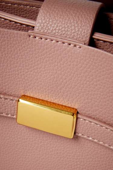 Donna - Borsa a tracolla - similpelle - rosa