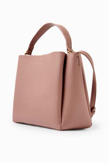 Donna - Borsa a tracolla - similpelle - rosa