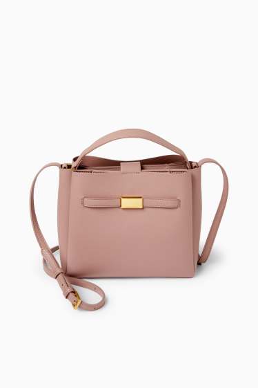 Donna - Borsa a tracolla - similpelle - rosa