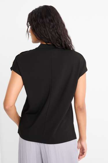 Dámské - Tričko - regular fit - černá