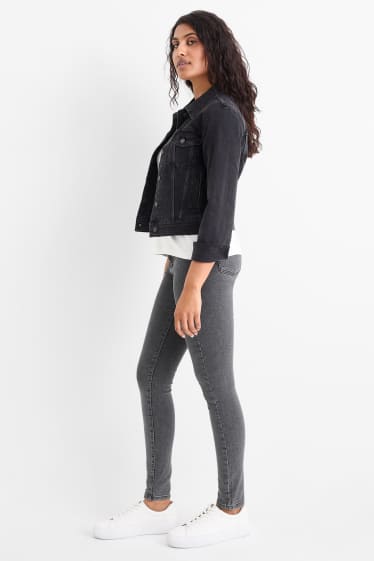 Damen - Jegging Jeans - High Waist - jeansgrau