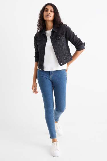 Women - Jegging jeans - high waist - blue denim