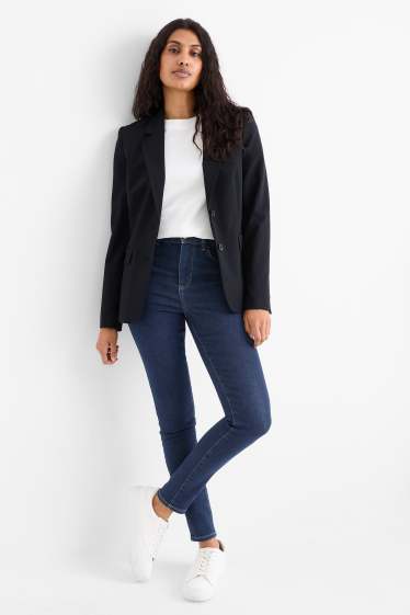 Femei - Jegging jeans - talie înaltă - denim-albastru închis