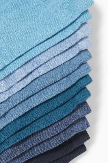 Kinder Buben - Multipack 10er - Socken - blau