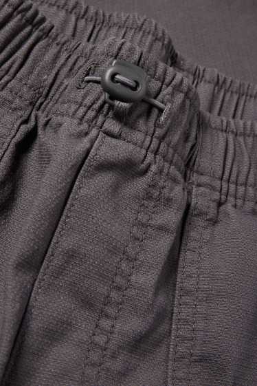Enfants garçons - Pantalon cargo - gris foncé