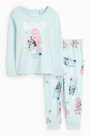 Kinder Mädchen - Bluey - Pyjama - 2 teilig - mintgrün