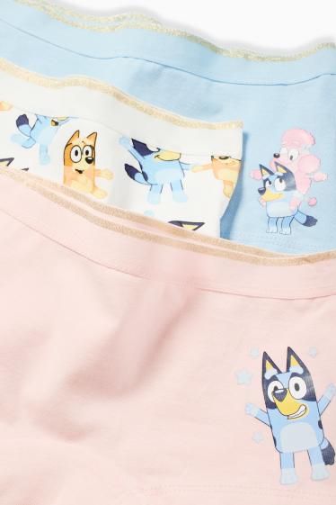 Kinder Mädchen - Multipack 3er - Bluey - Boxershorts - rosa