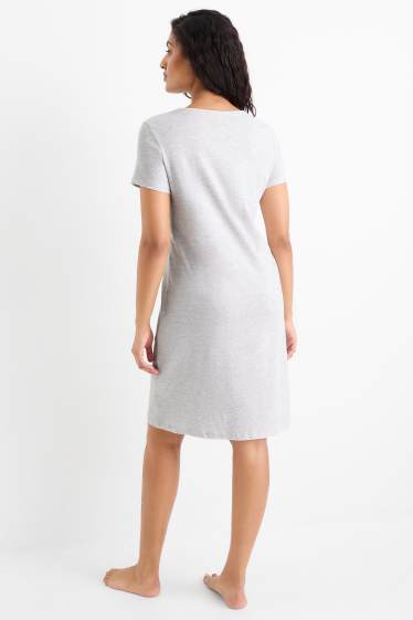 Femmes - Chemise de nuit - gris clair