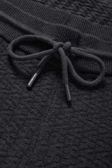 Hommes - Short - texturé - noir