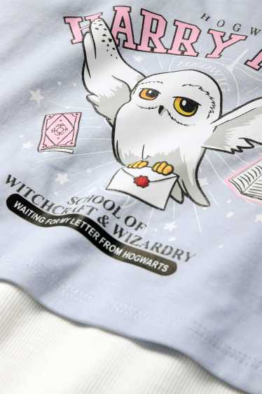 Kinder Mädchen - Harry Potter - Set - Kurzarmshirt und Top - 2 teilig - hellblau