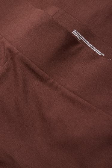 Damen - Basic-Leggings - dunkelbraun