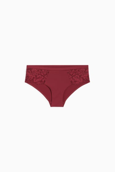 Dames - Hipster - donkerrood