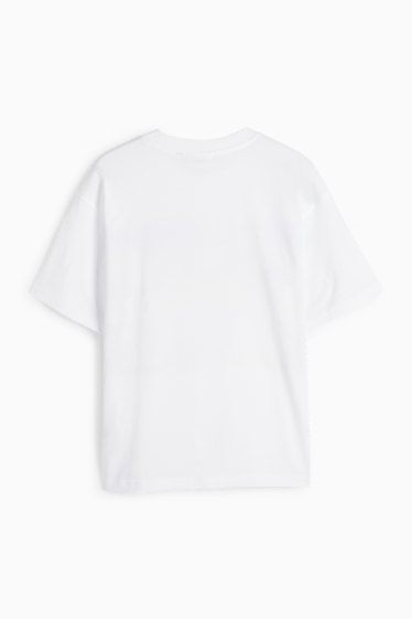 Kinderen: jongens - One Piece - T-shirt - wit