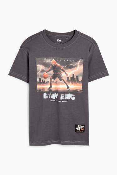 Bambini - Basket - t-shirt - grigio scuro