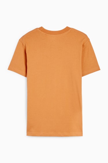 Kinderen: jongens - T-shirt - donker oranje