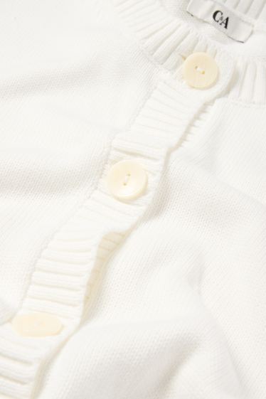 Damen - Strickjacke - weiss
