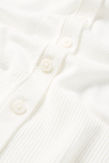 Damen - Strickjacke - weiss