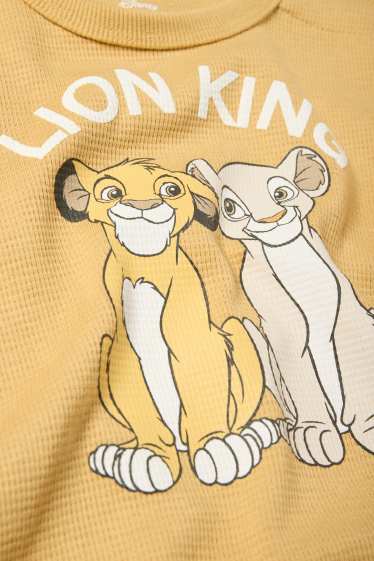Baby Jungen - Der König der Löwen - Baby-Sweatshirt - strukturiert - gelb