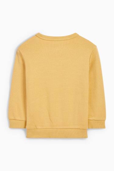 Baby Jungen - Der König der Löwen - Baby-Sweatshirt - strukturiert - gelb