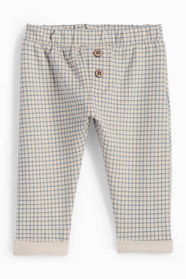 Baby Jungen - Baby-Outfit - 2 teilig - cremeweiss