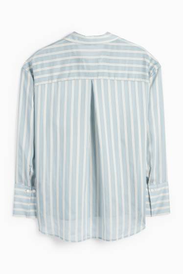 Donna - Blusa - a righe - azzurro