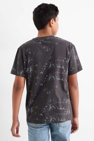 Copii - Băieți - Yu-Gi-Oh! - tricou cu mânecă scurtă - cu model - gri închis