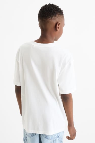 Niños: niños - Skater - camiseta de manga corta - blanco