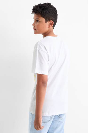 Kinder Jungen - Nirvana - Kurzarmshirt - weiss