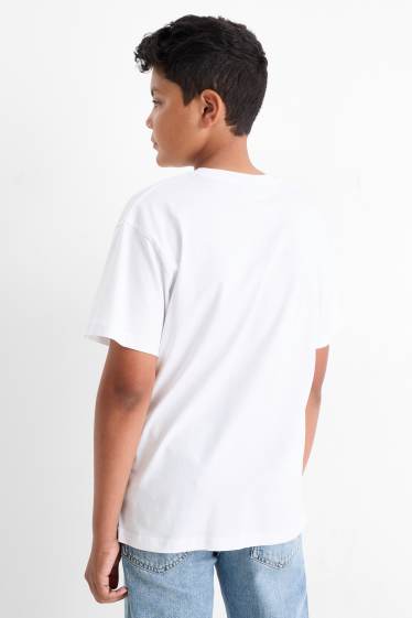 Kinder Jungen - Pokémon - Kurzarmshirt - weiss