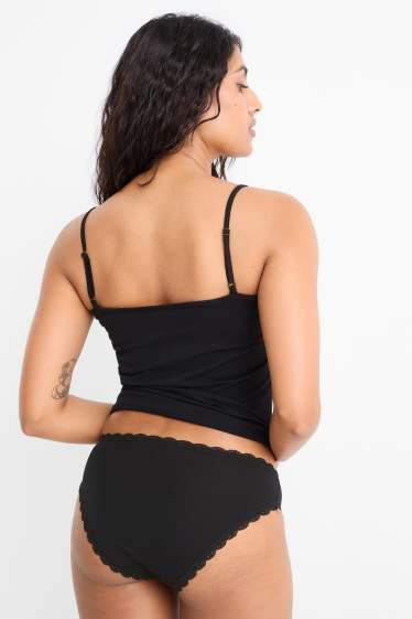 Damen - Multipack 4er - Slip - schwarz